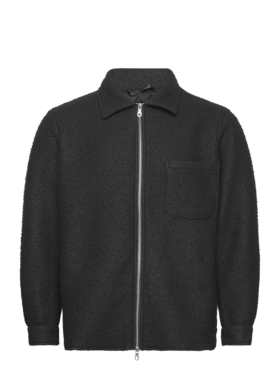 Garment Project Teddy Unlined Jacket i svart